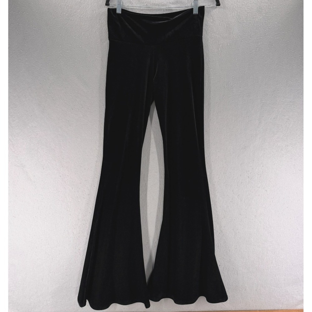 Home Cooked Karma Velvet Bell Bottoms Pants‎ Womens M/L Whimsigoth Witchy 70s